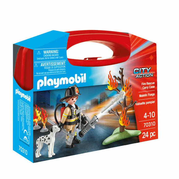 Playmobil 70310 City Action Maletín de Bomberos