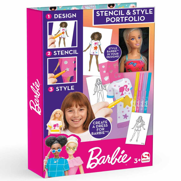 Barbie Stencil & Style Set de Dibujo