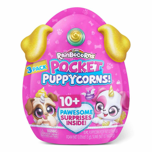 Rainbocorns Mini Puppycorns Surprise Pack de 3 Surtido