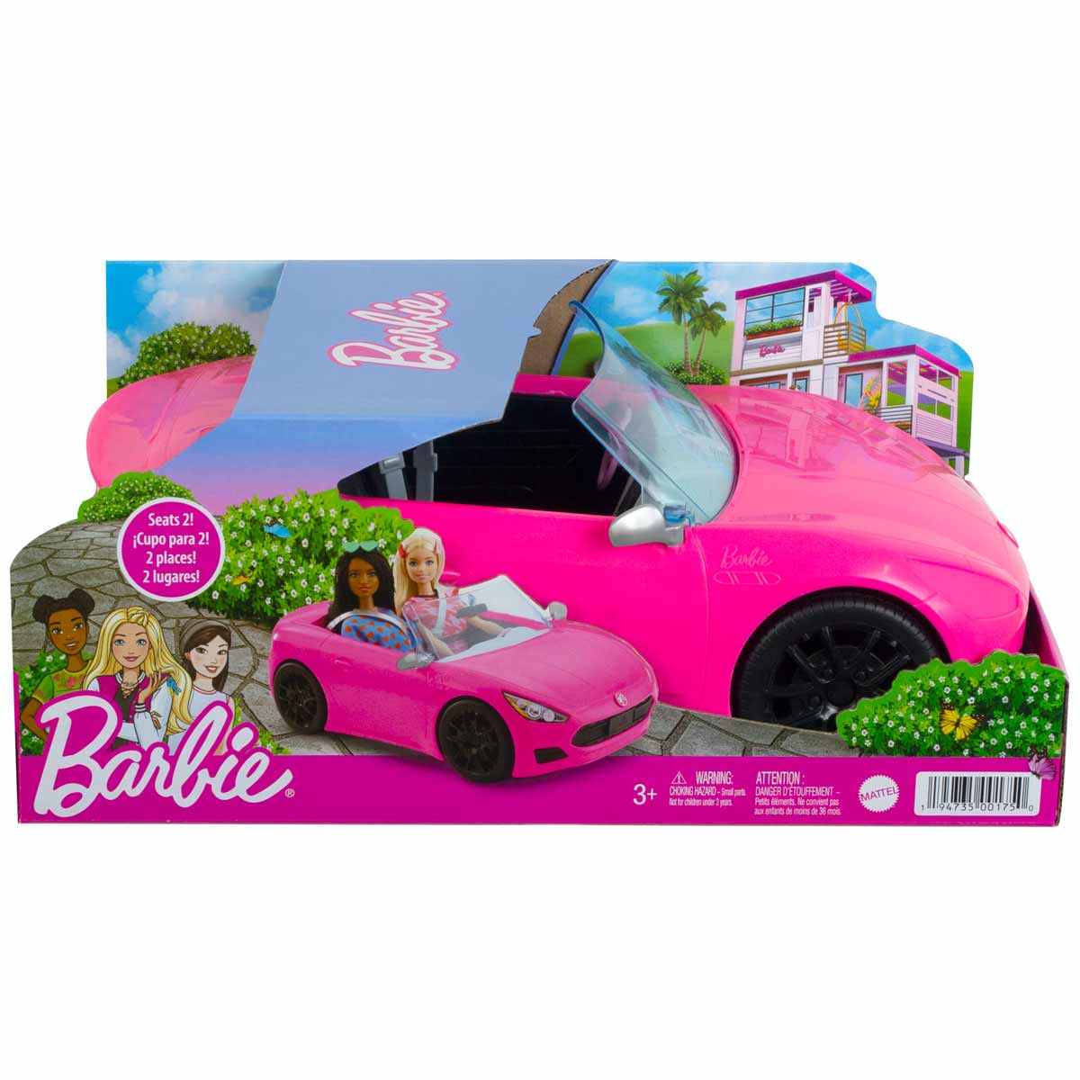 Barbie Coche Descapotable Rosa – Shopavia