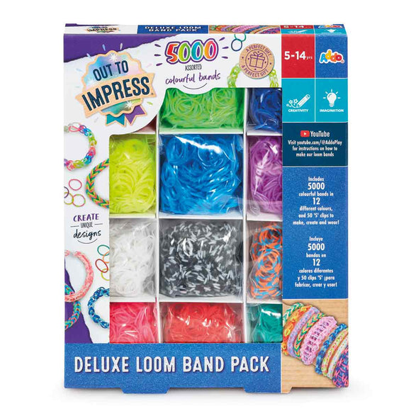 Out to Impress Loom Band Kit Pulseras Deluxe - Brillante
