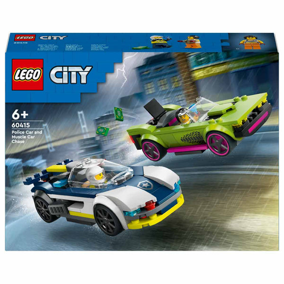 LEGO City Coche de Policía y Potente Deportivo - 60415