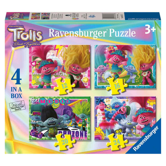 Ravensburger Trolls Todos Juntos 4 Puzzles