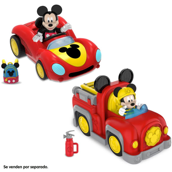 Mickey Mouse Figura Articulada y Vehículo Surtido