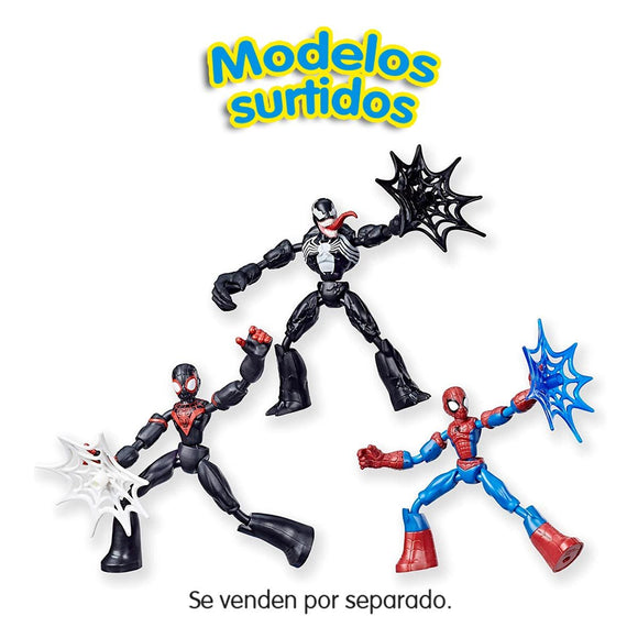 Marvel Spider-Man Bend and Flex Figura Miles Morales 15 cm