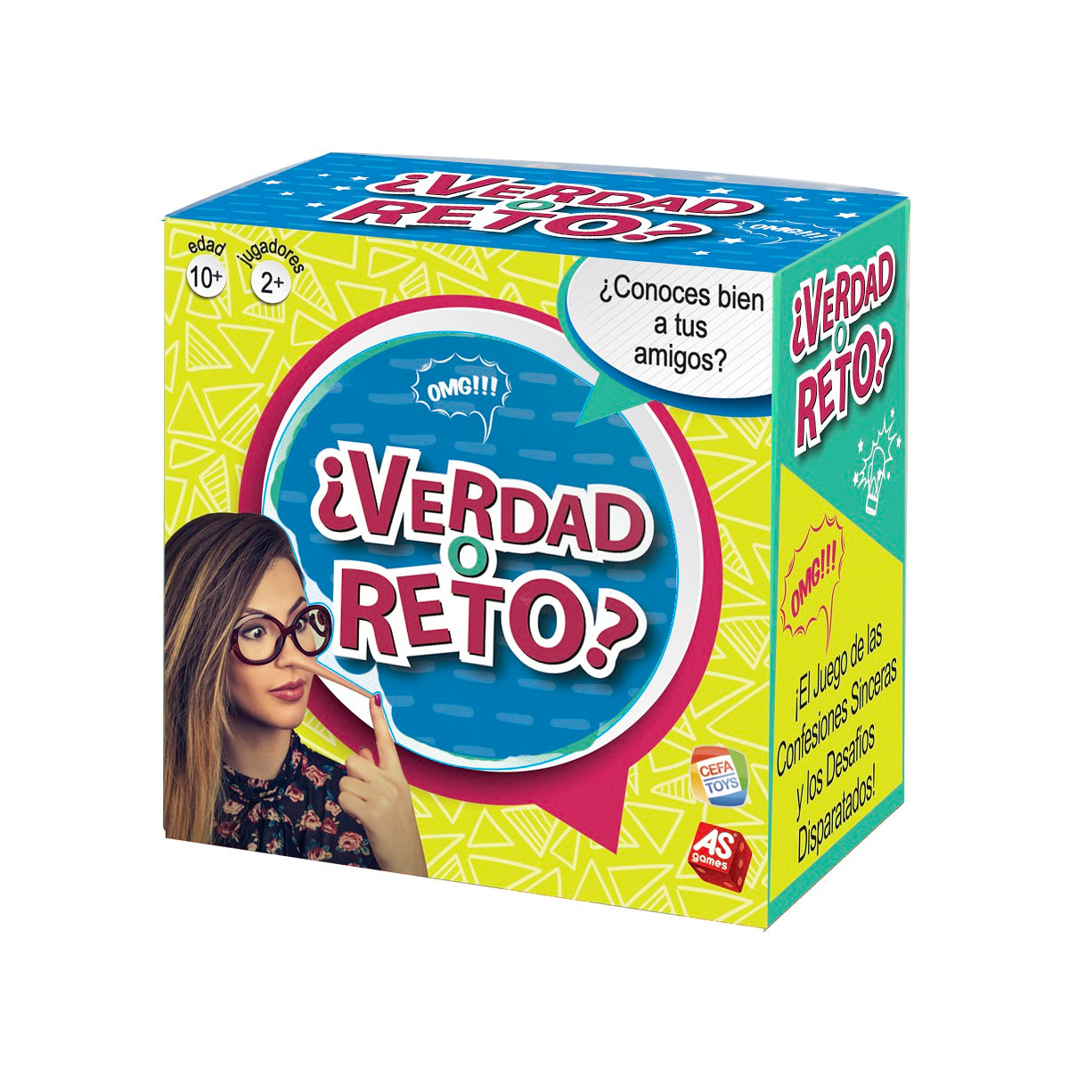 Juego de Mesa ¿Verdad o Reto? - Cefa Toys