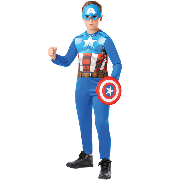 Disfraz de Capitán América 4 - 6 Años, 116 Cm