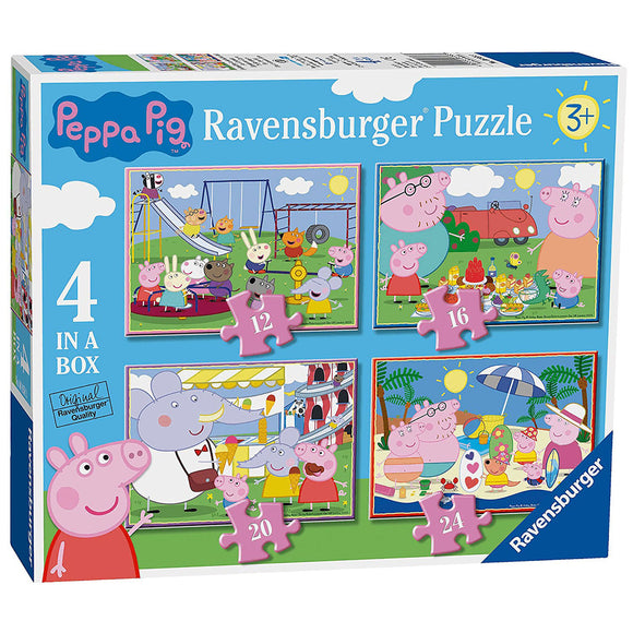 Ravensburger Peppa Pig 4 Puzles en Caja