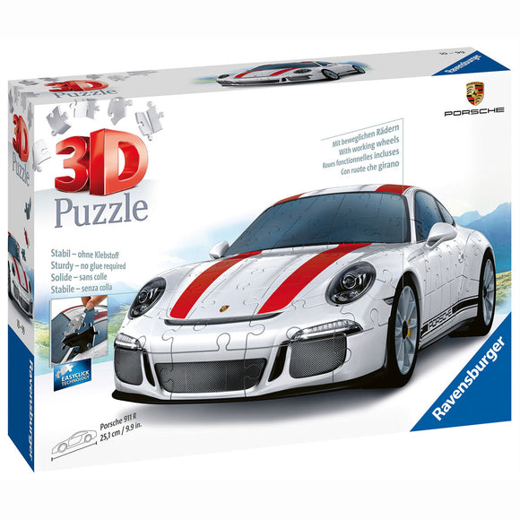 Ravensburger Rompecabezas 3D Porsche 911 - 108 piezas