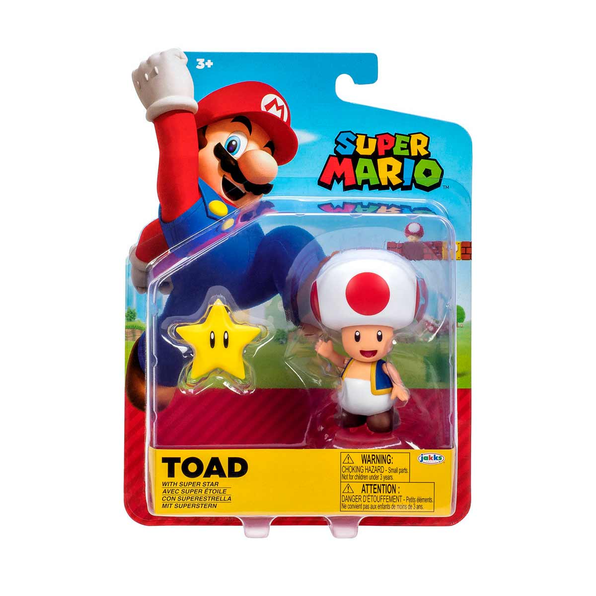 Peluche super étoile Mario Nintendo
