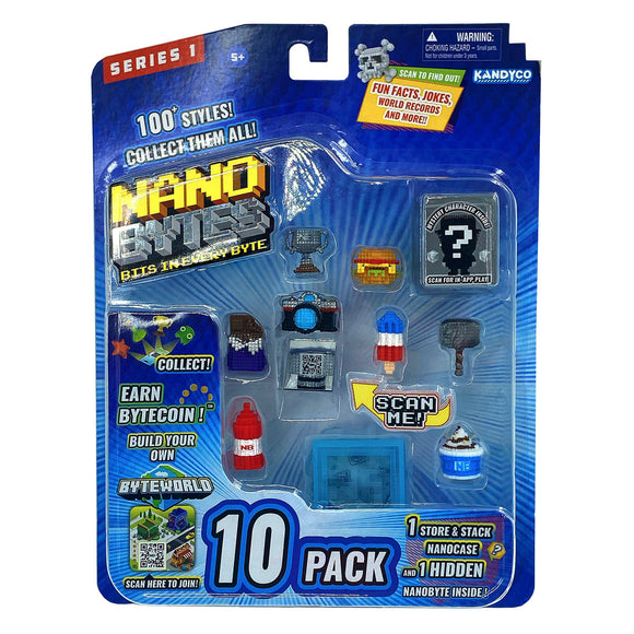 NanoBytes Serie 1 Colleccionables Pack de 10