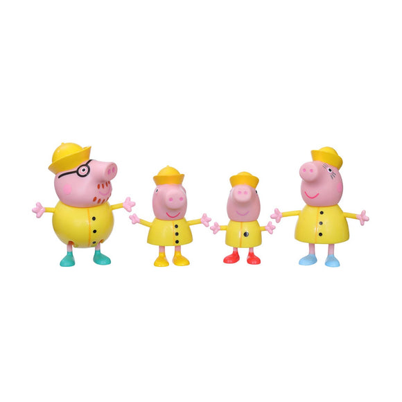 Peppa Pig - Paquete de 4 figuras de Familia de Peppa Surtido