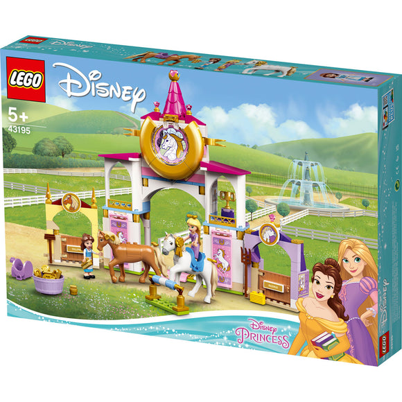 LEGO Disney Establos Reales de Bella y Rapunzel - 43195