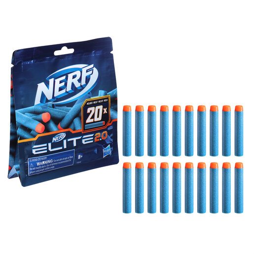 Nerf Elite 2.0 Paquete De Recarga Con 20 Dardos