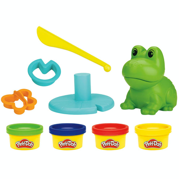 Play-Doh Set de Plastilinas Rana y Colores con Alfombra