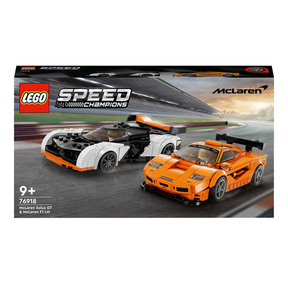 LEGO Speed Champions: McLaren Solus GT y McLaren F1 LM - 76918