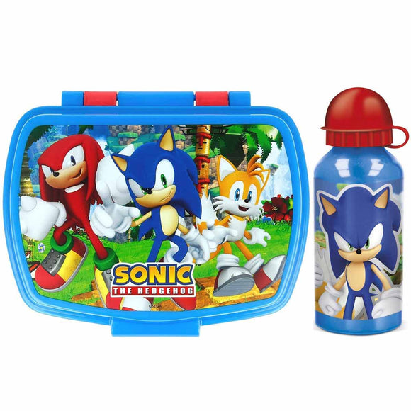 Sonic the Hedgehog Fiambrera y Botella