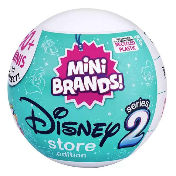 5 Surprise Mini Brands Disney Store Cápsula Misteriosa