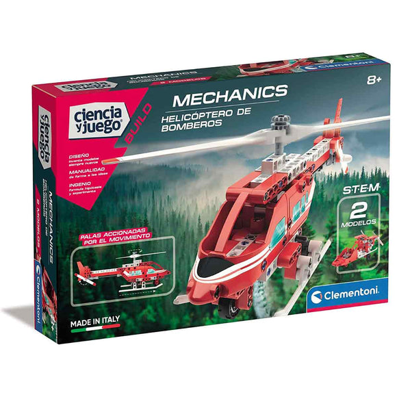 Clementoni Mechanics Helicóptero de Bomberos