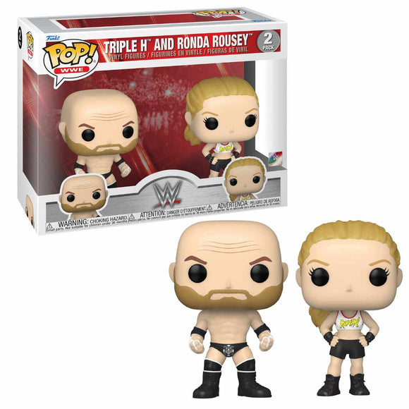 Funko Pop! WWE - Triple H y Ronda Rousey