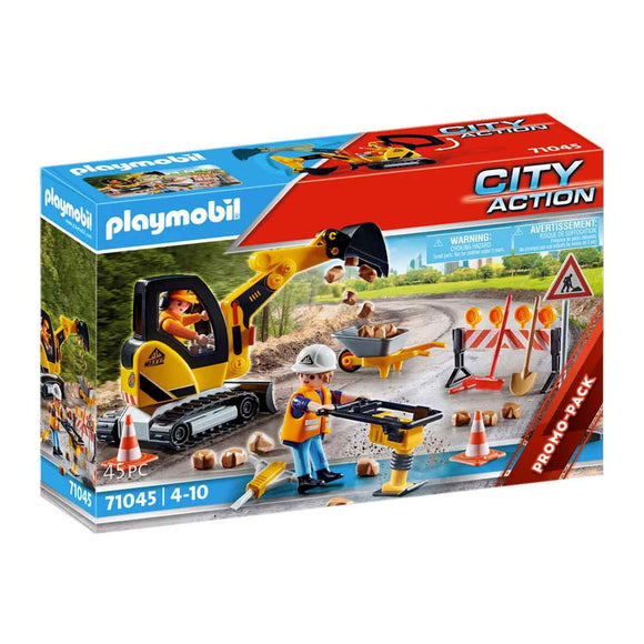 Playmobil 71045 Construcción de Carreteras