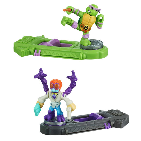 Akedo Tortugas Ninja - Donatello VS Baxter Stockman