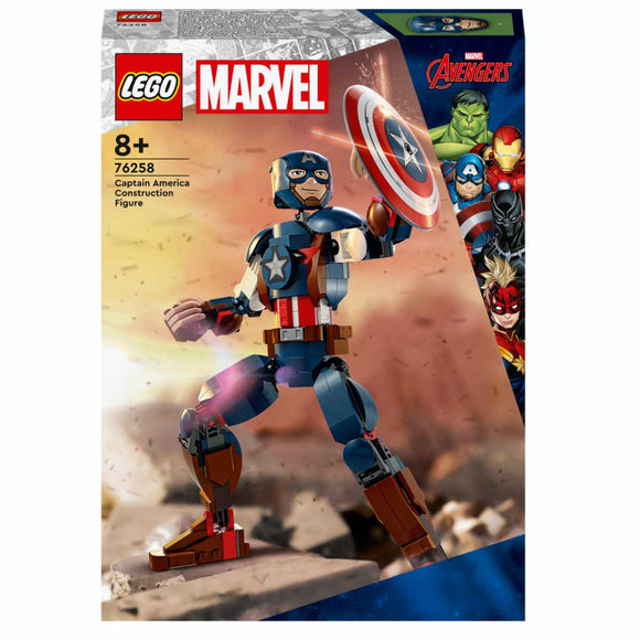 LEGO Marvel Figura para Construir: Capitán América - 76258