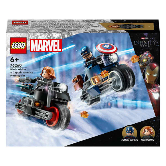 LEGO Marvel Motos de Viuda Negra y el Capitán América - 76260