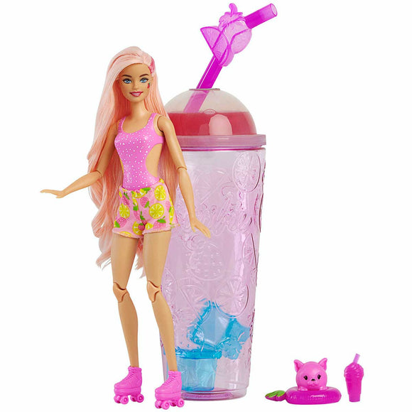 Barbie Pop Reveal - Limonada de Fresa  y 10 Sorpresas