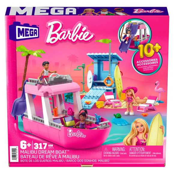 MEGA Barbie Set de Construcción Barco de Ensueño