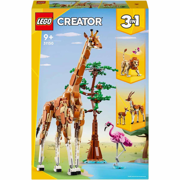 LEGO Creator 3 En 1: Safari de Animales Salvajes - 31150