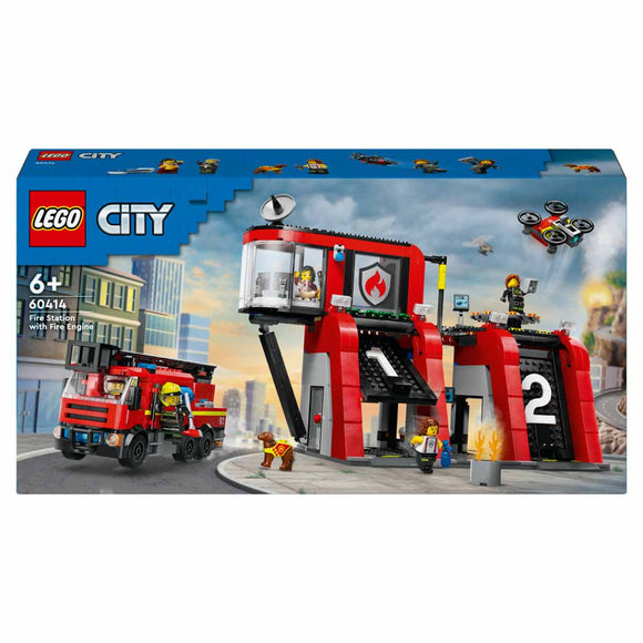 LEGO City Parque de Bomberos con Camión de Bomberos - 60414