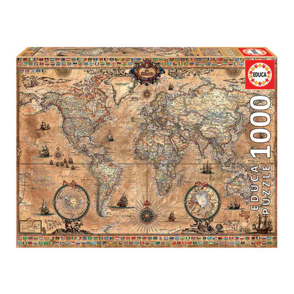 Educa Puzzle Mapamundi 1000 Piezas