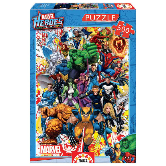 Educa Puzzle Héroes Marvel 500 Piezas