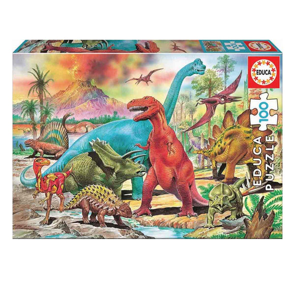 Educa Puzzle Dinosaurios 100 Piezas