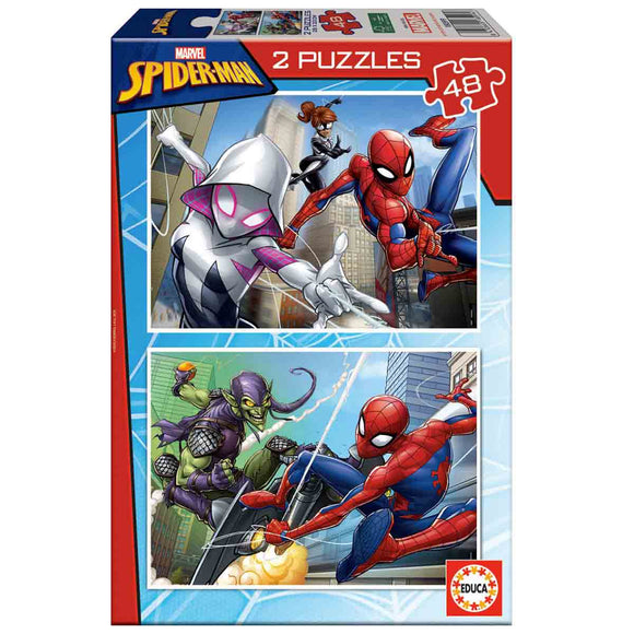 Educa Puzzle Spider-Man 2x48 Piezas