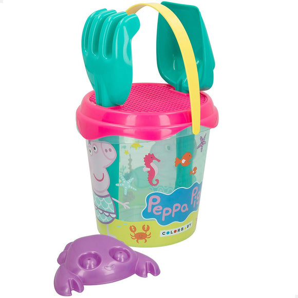 ColorBaby Set de Playa: Peppa Pig Palas y Cubo
