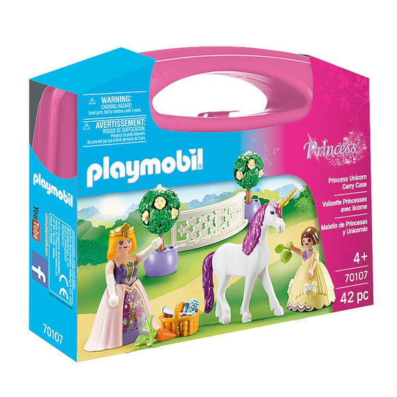 Playmobil Princess Maletín de Princesas y Unicornio - 70107