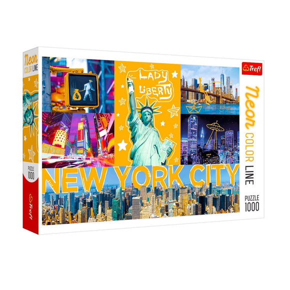 Puzzle Neón New York City de 1000 Piezas