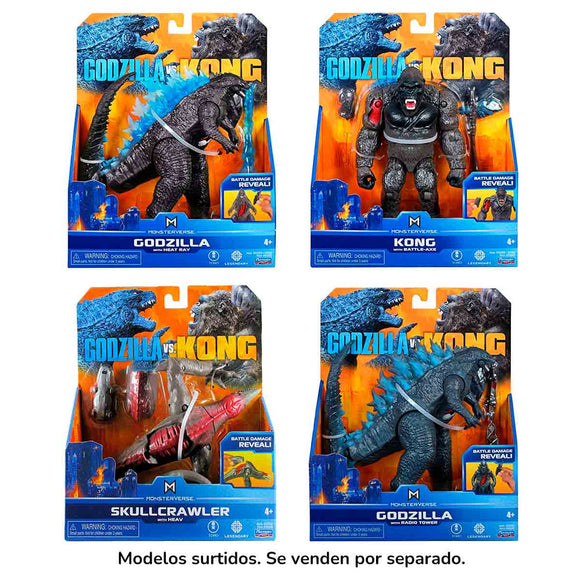 Monsterverse Godzilla vs Kong Figura de 15cm Surtido