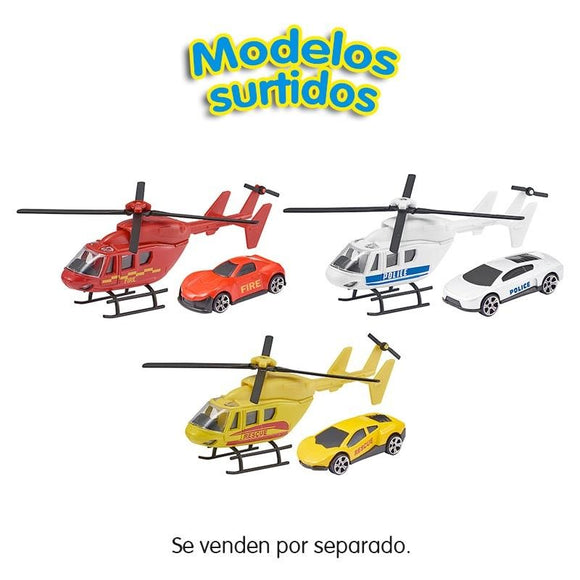 Teamsterz Helicópteros Emergencia (Varios Colores)