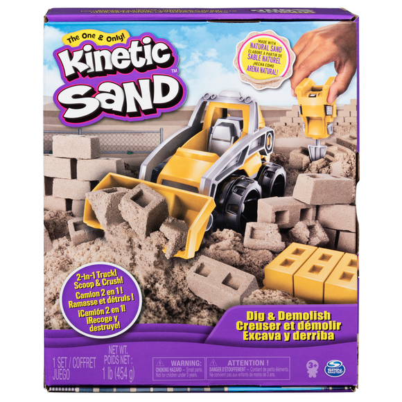 Kinetic Sand Excava y Derriba