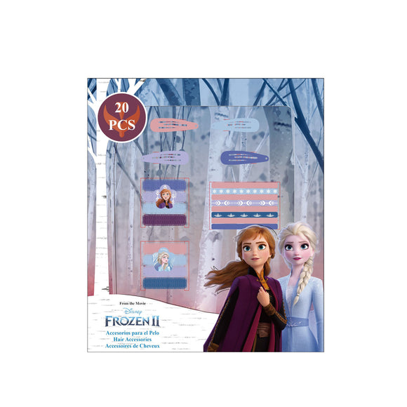 Disney Frozen 2 Pack de 20 Accesorios Para El Pelo