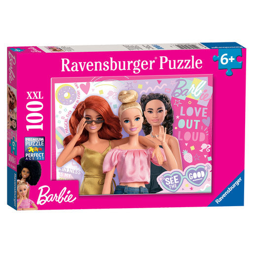 Ravensburger Barbie: Puzzle Xxl 100 Piezas