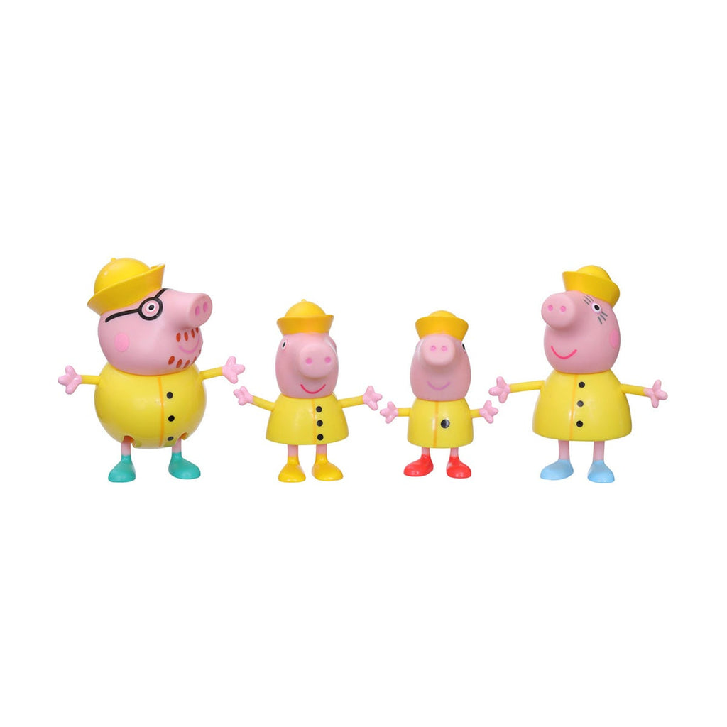 Peppa Pig - Paquete De 4 Figuras De Familia De Peppa Surtido – Poly Juguetes