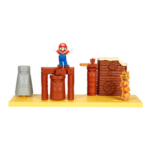 Super Mario - Juego Del Desierto Y Figura De Mario