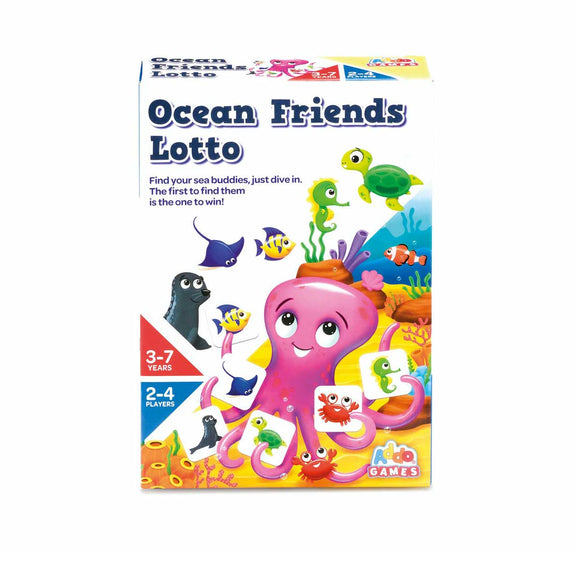 Addo Ocean Friends Lotto Mini Juego de Cartas de Emparejar