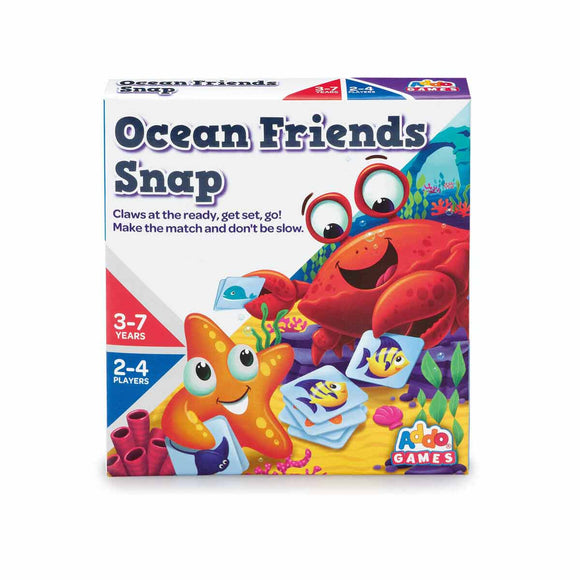 Addo Oceand Friends Snap Mini Juego de Cartas de Emparejar