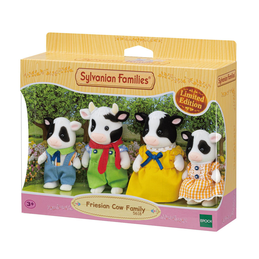 Sylvanian Families Familia De Vacas Frisonas – Poly Juguetes