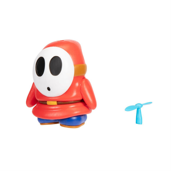 Super Mario Figura 10cm - Shy Guy con Helicóptero
